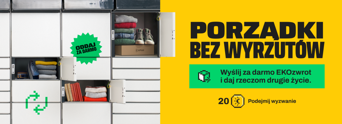 Nadaj ubraniom (i nie tylko) drugie życie razem z InPost!